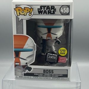 458 Star Wars Boss Glow in The Dark GameStop Exclusive Funko Pop